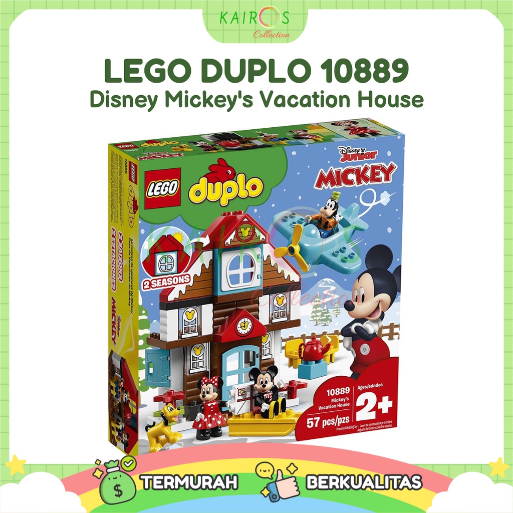 Lego Duplo Disney Mickey's Vacation House 10889