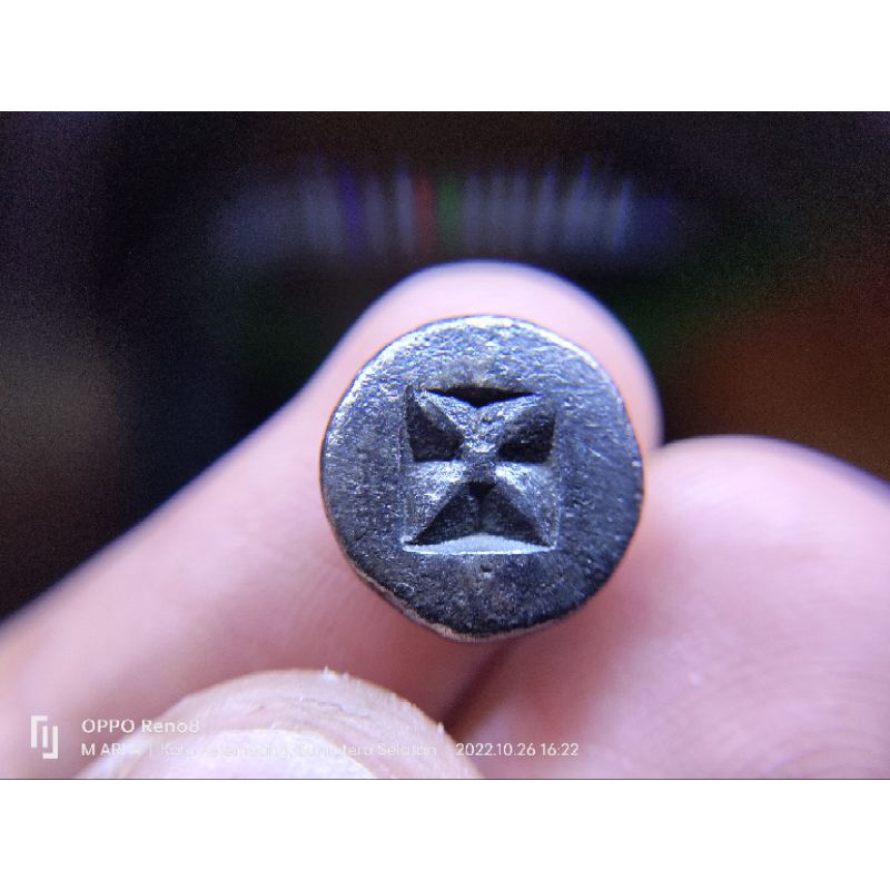 koin perak kuno sriwijaya