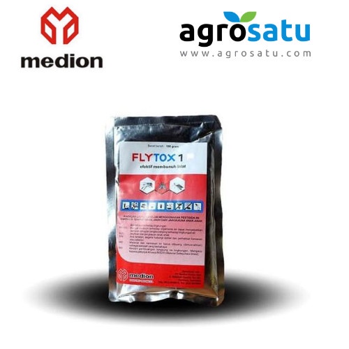 Racun Obat Lalat Flytox 1P - Membasmi Lalat Kandang Ayam Insectisida Medion 10 gram