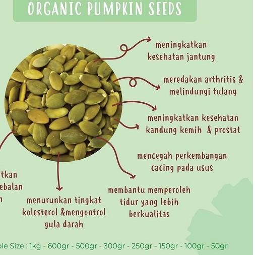 

BISA COD ✔️Organic Pumpkin Seeds 1 KG Pumpkin Seed / Biji Labu Organik|SQ5