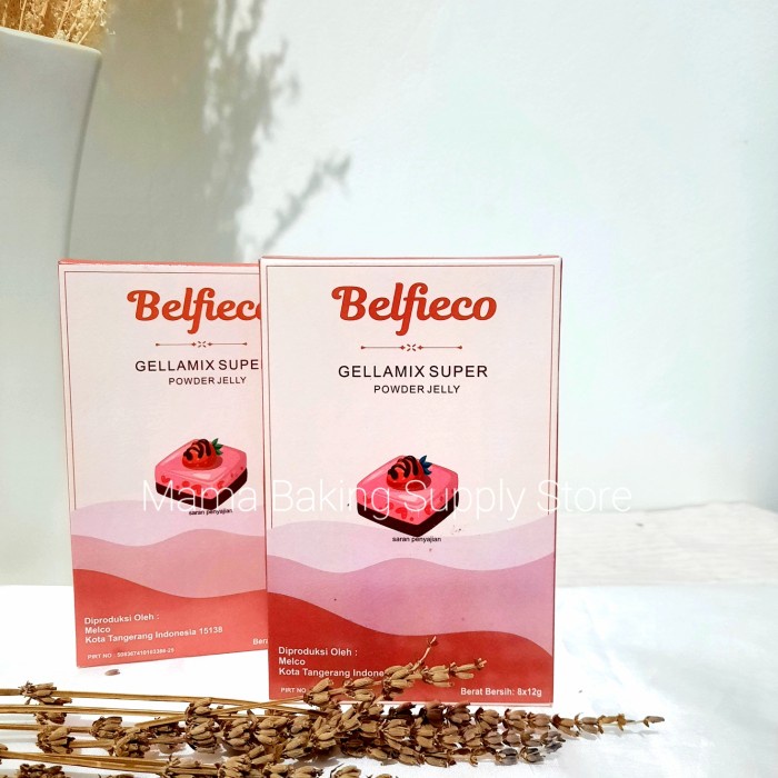 

BELFIECO Bubuk Gellamix Gelamix Super Jelly Instant Powder Belfi 8x12g