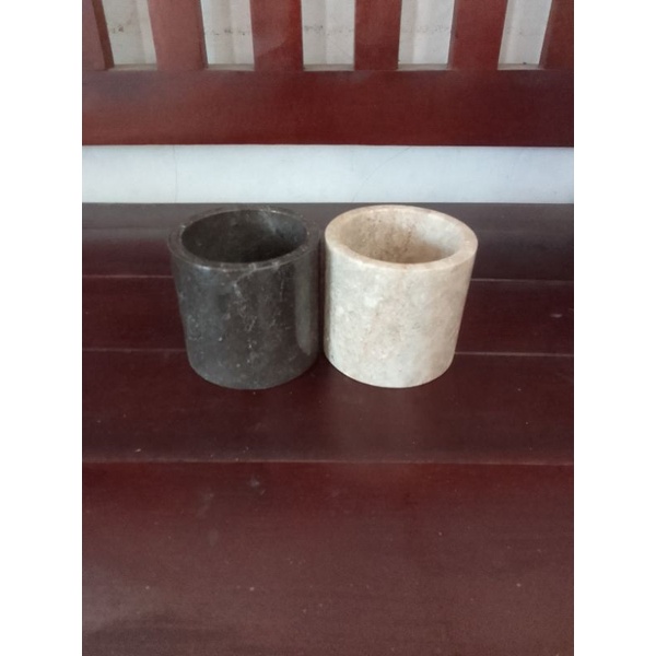 pot kaktus marmer marble D7,5cm