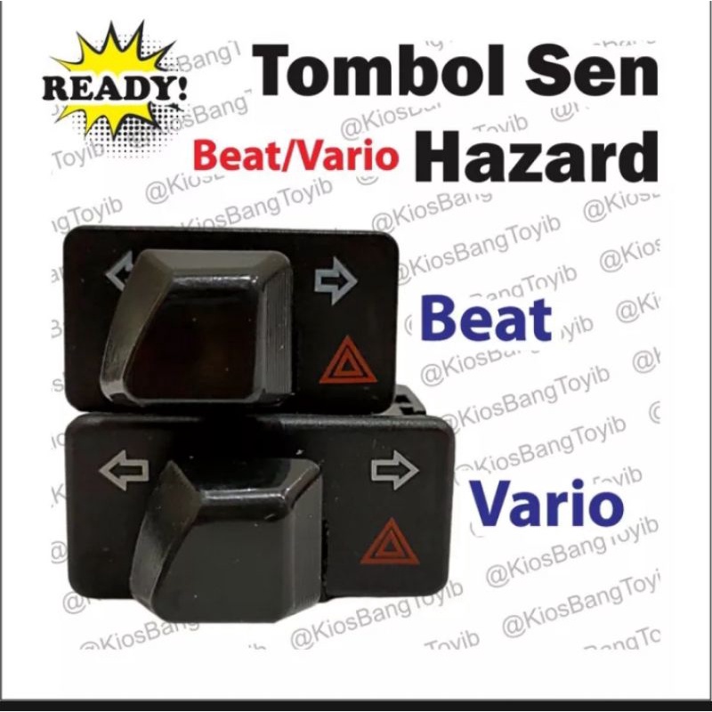 SAKLAR SEIN TOMBOL HAZARD PLUS 3 KABEL 34MM