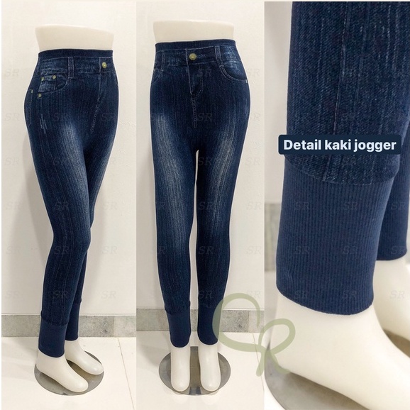 Legging Jeans Import Wanita Remaja Premium Murah