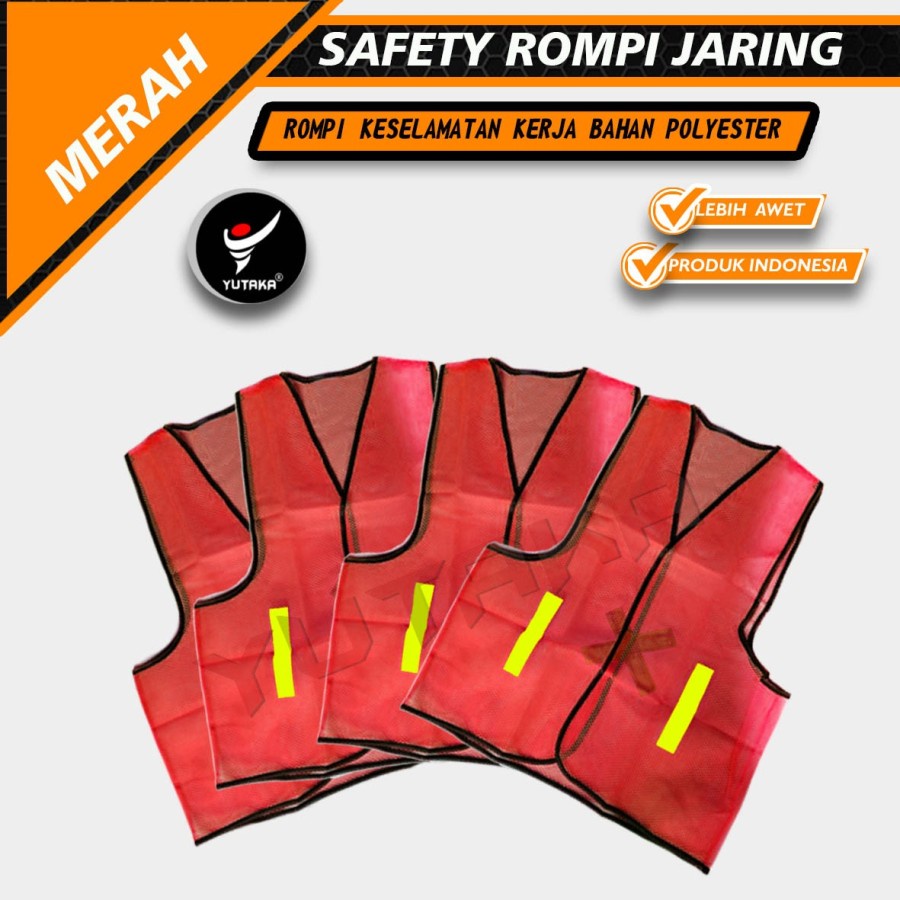 Rompi Jaring/Rompi Proyek/Rompi Safety Termurah