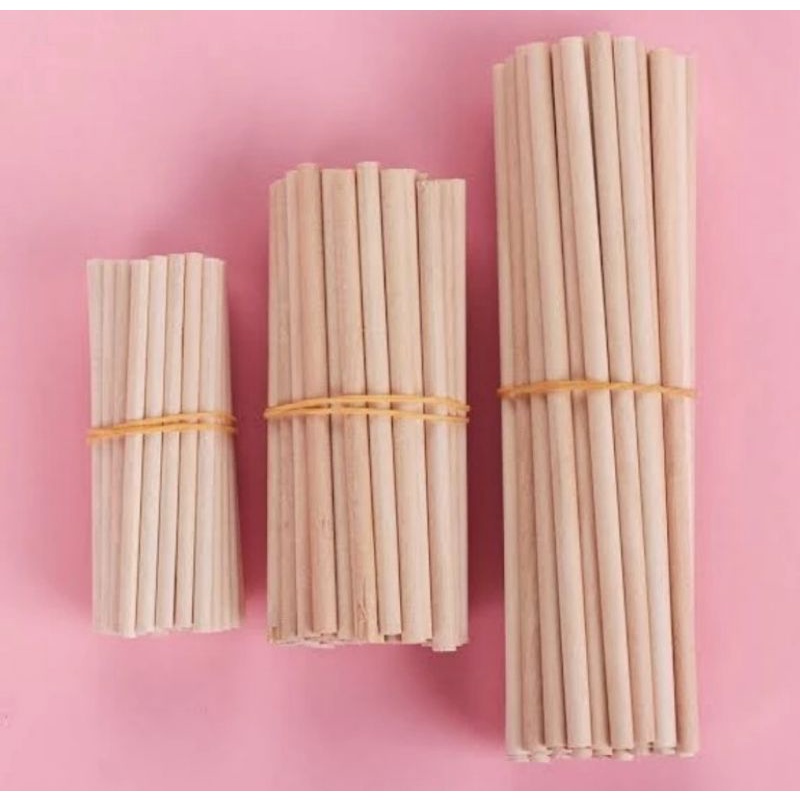 100pcs dowel 8mm x 15cm