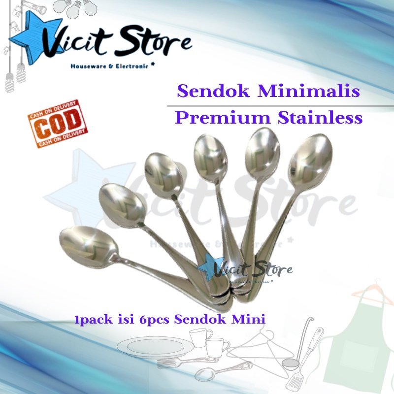 Sendok Minimalis Kecil Premium Stainless
