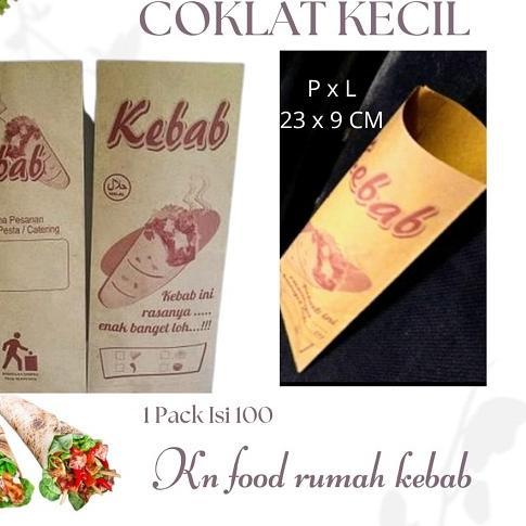 

GRATIS ONGKIR✅KANTONG KEBAB COKLAT KECIL - DUS KEBAB 100 PCS|RA8