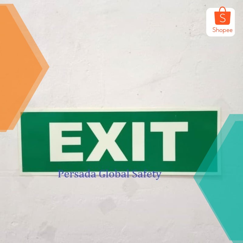 

Murah SIGN AKRILIK EXIT 30X10 RAMBU K3 STICKER STIKER SIGN Elegan