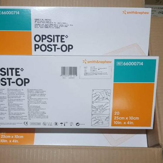 OPSITE POST-OP 25x10 cm / Plester tahan air / Opsite 25cm x 10cm / Opsite 25x10