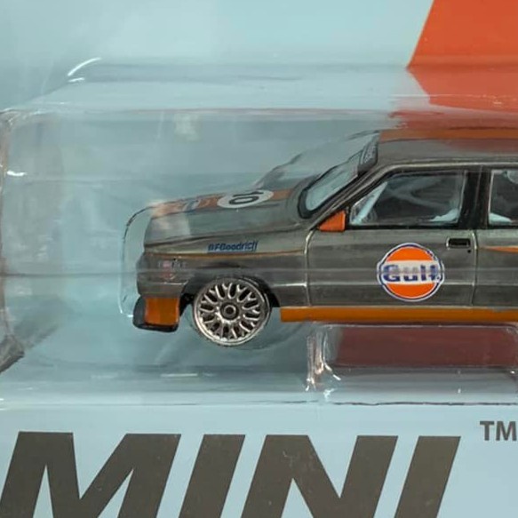 Chase Error Mini GT 314 BMW M3 E30 Gulf Mijo Exclusives USA LHD