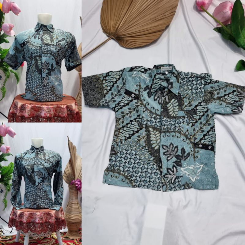 KEMEJA COUPLE AYAH DAN ANAK // BAHAN SEMI SUTRA FOIL PREMIUM // KEMEJA LENGAN PANJANG // KEMEJA LENGAN PENDEK // KEMEJA ANAK // KEMEJA BATIK // By Pelaminan Biru