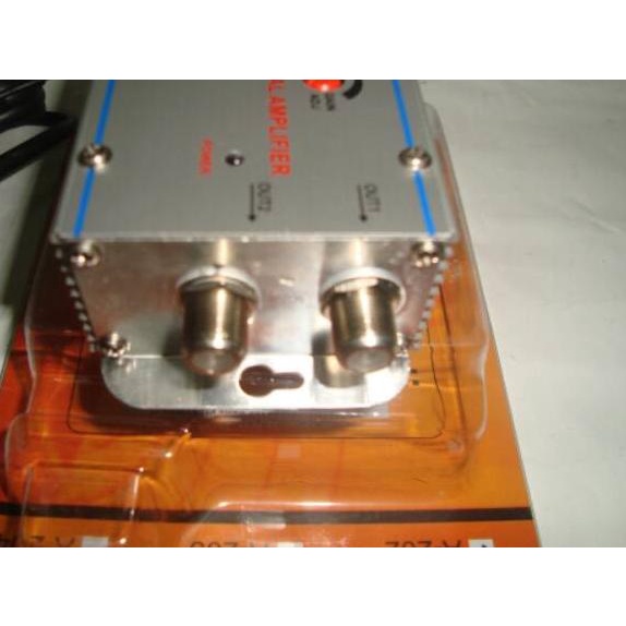 COD✔️Penguat Sinyal TV (CATV Signal Amplifier) Booster Indoor dan Spliter 2 Way Matrix 20db|KD4