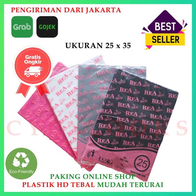 

Kantong Plastik HD Bungkus Tebal Tanpa Plong Packing Online Shop 25x35