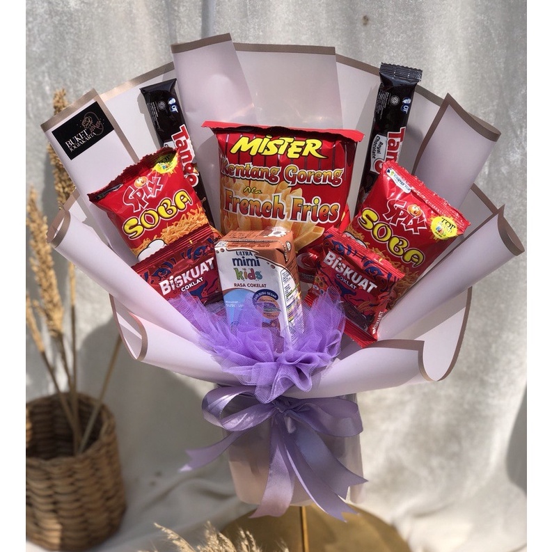 Jual Buket Snack Murah Bucket Snack Bouquet Snack Mini Buket Murah Jogja Shopee Indonesia