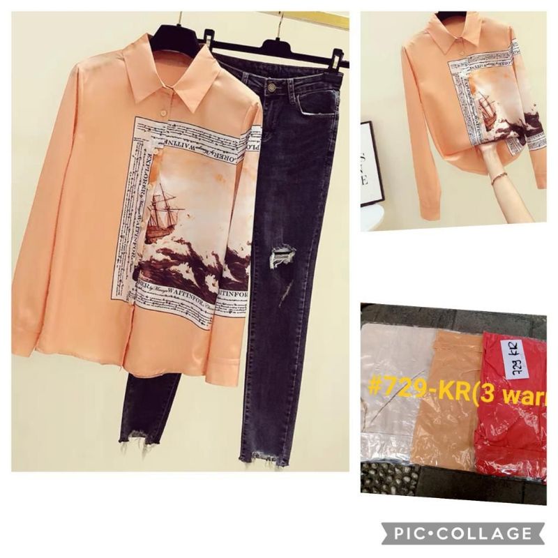 Kemeja panjang Oversize Import Dior | Kemeja Import Dior Gambar