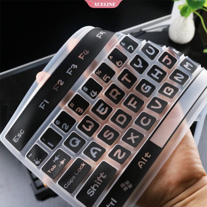 Case Pelindung keyboard Logitech K780 Bahan Silikon TPU Transparan ultra Tipis Warna Hitam