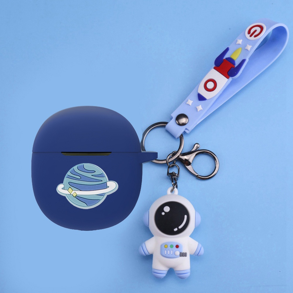 Case Silikon Motif Kartun Astronot Untuk Earphone Bose Earbuds 2 Fundas