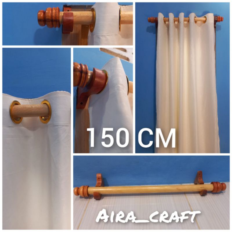 REEL GORDEN DARI KAYU RELL KORDEN REL GORDYN ROLLET GORDEN 150CM