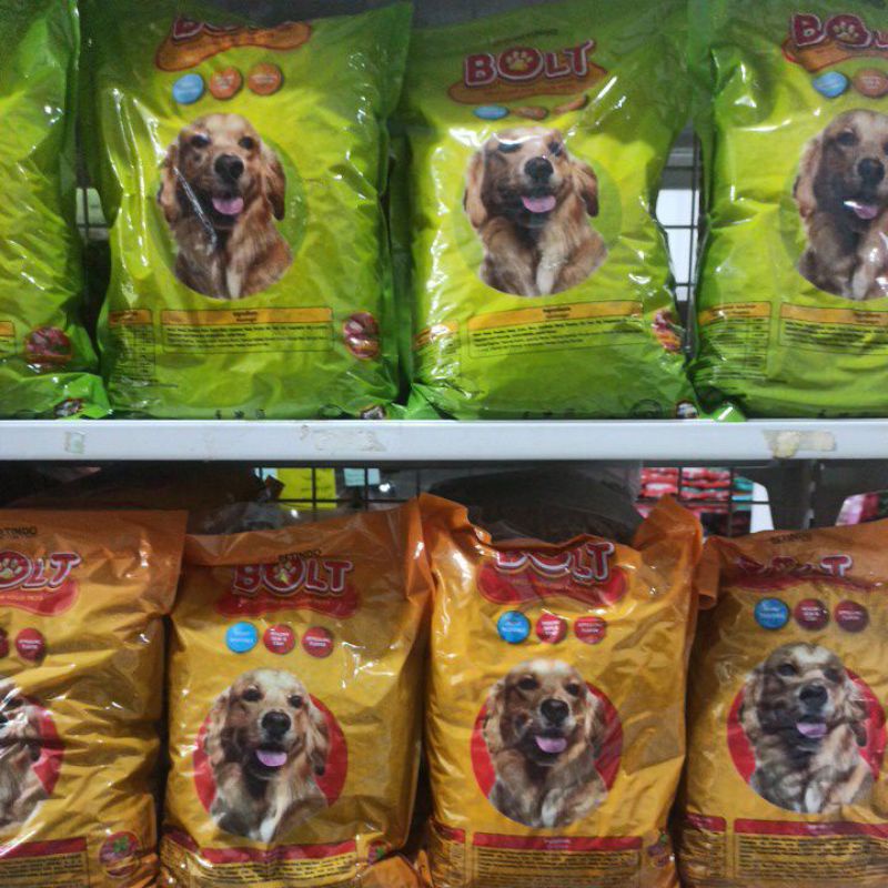 Gojek/Grab -  Makanan anjing Bolt Dog all varian paket [10kg] mirip Dog choise Canjn selection
