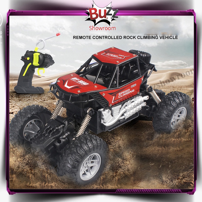 RC Mobil Mainan Rock Crawler Mobil GUN Remote Kontrol Jeep Off Road