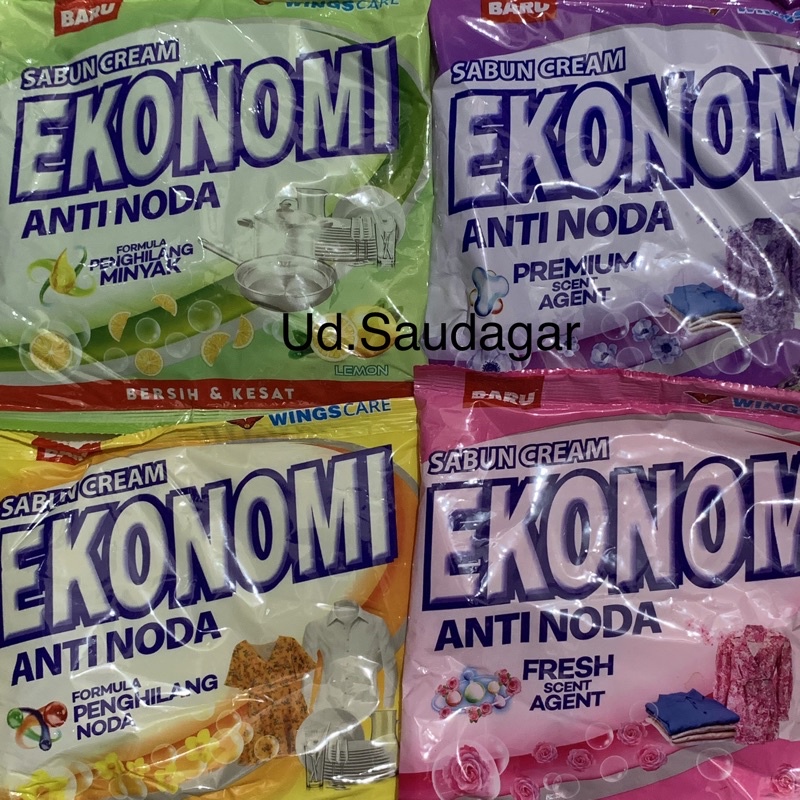 Sabun Cream Wings Ekonomi 900K 380Gr / Sabun Colek Cuci Pakaian