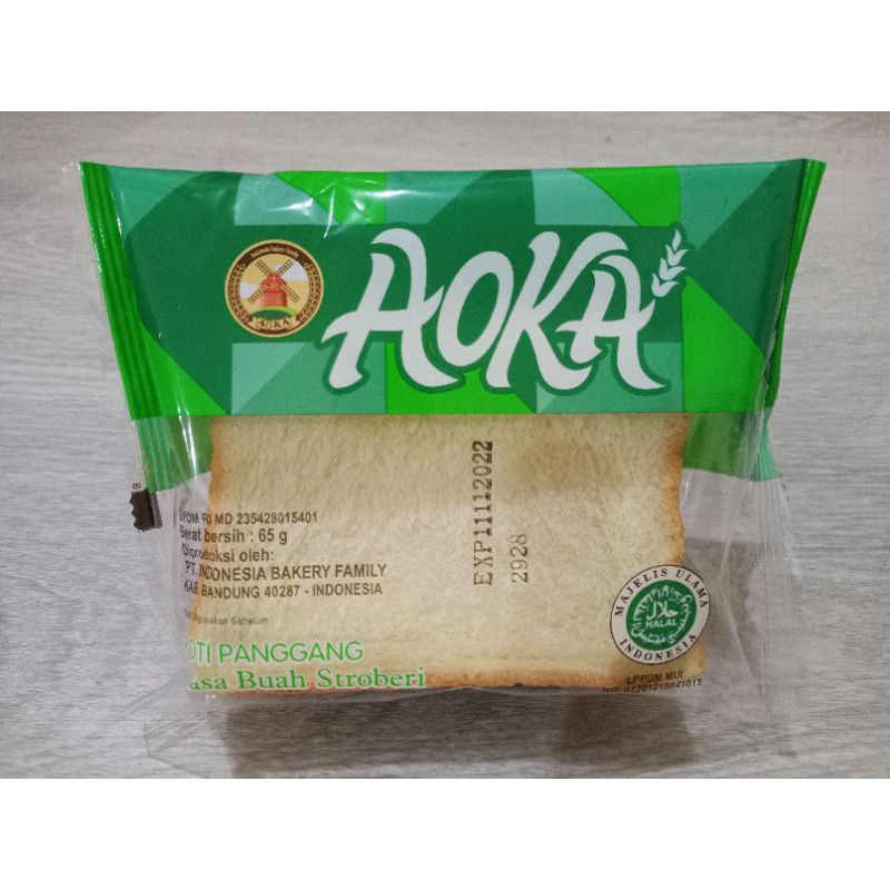 

Roti Panggang Aoka Rasa Stroberi