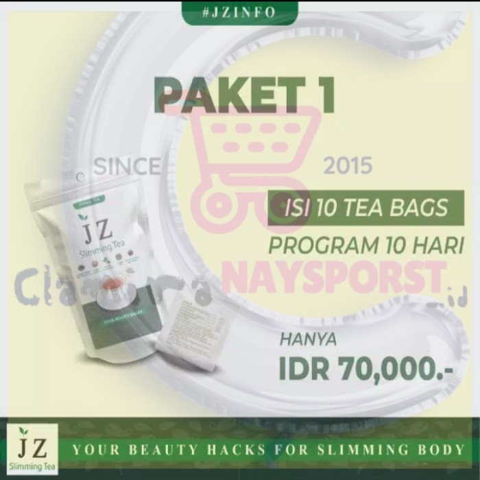 

ORIGINAL MURAH JZ slimming tea~tea diet herbal~isi 10pack