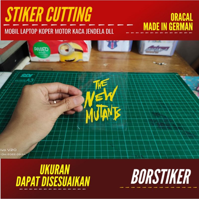 

STIKER THE NEW MUTANTS STICKER CUTTING ANIME LOGO DLL