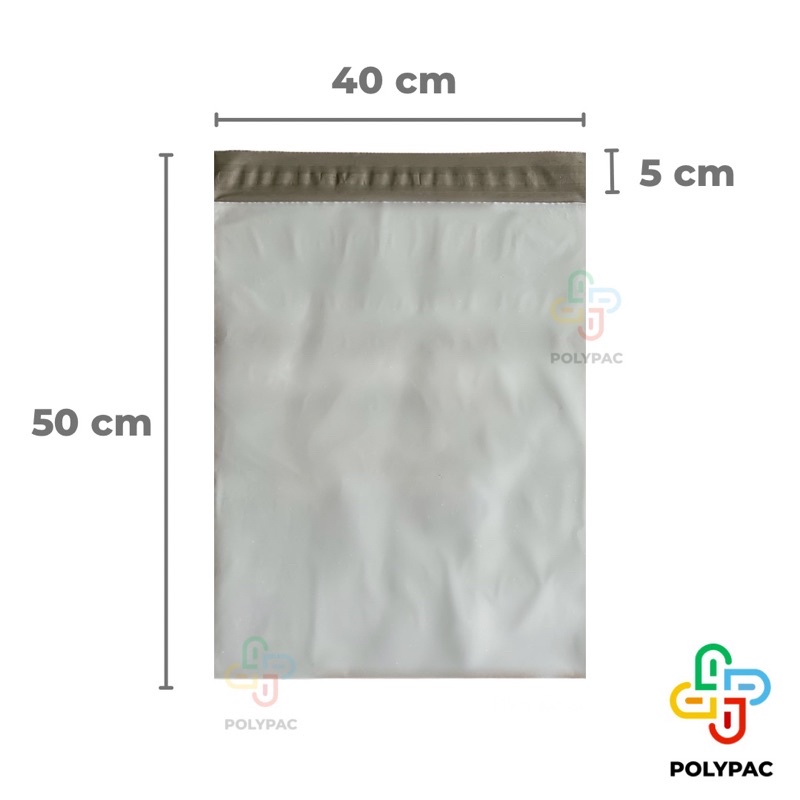 

Polymailer PUTIH [40x50] isi 50 pc - Polymailer Putih Premium RJ4
