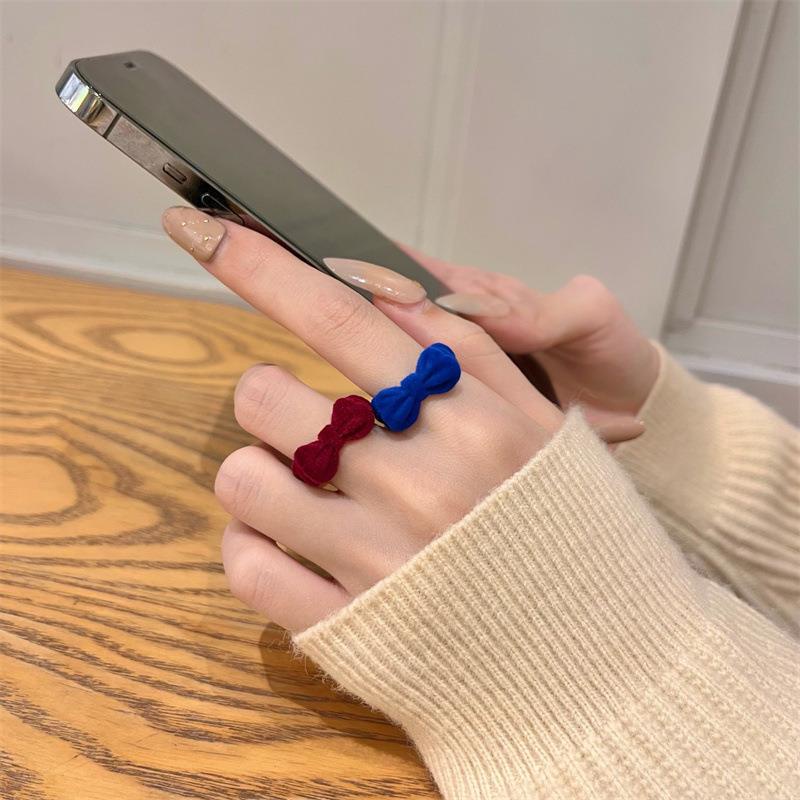 Cincin Model Terbuka Dapat Disesuaikan Desain Ikatan Simpul Untuk Wanita