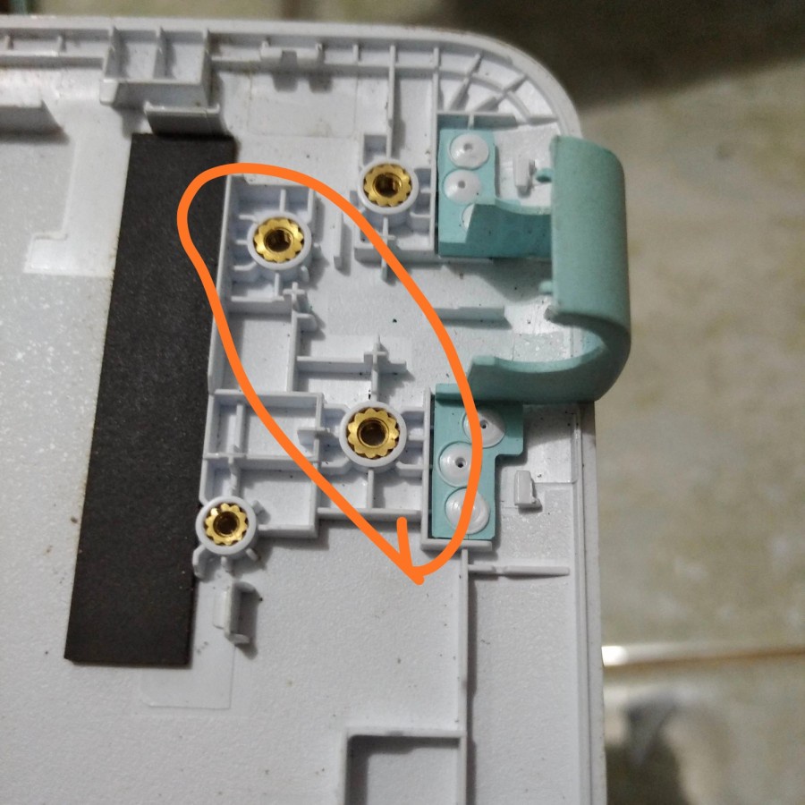 baut laptop asus x441 x441u x441b x441m x441n x441s engsel atas