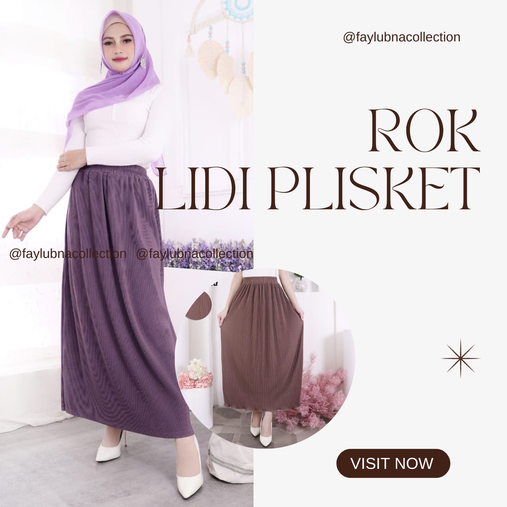 ROK PLISKET Lidi TERBARU / ROK PLISKET PEREMPUAN / ROK Lidi TERBARU / ROK PLISKET / ROK PLISKET PEREMPUAN