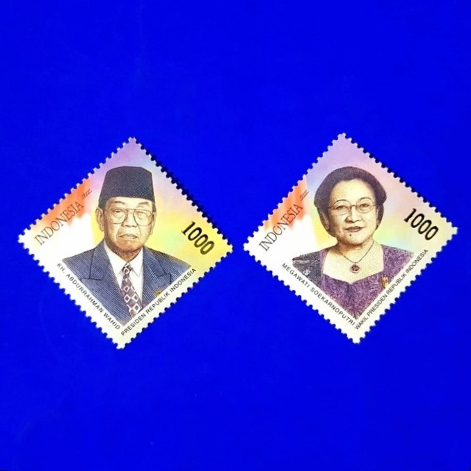 

Produk Prangko Gus Dus & Megawati. Prangko Presiden & Wakil Presiden Trendi