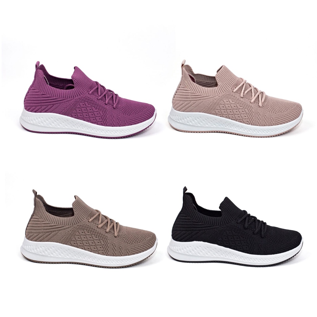 Sepatu Wanita Sneakers Wanita Import Cewek Sport Shoes Kasual Fashion Shoes Wanita Bertali Trend New A3082