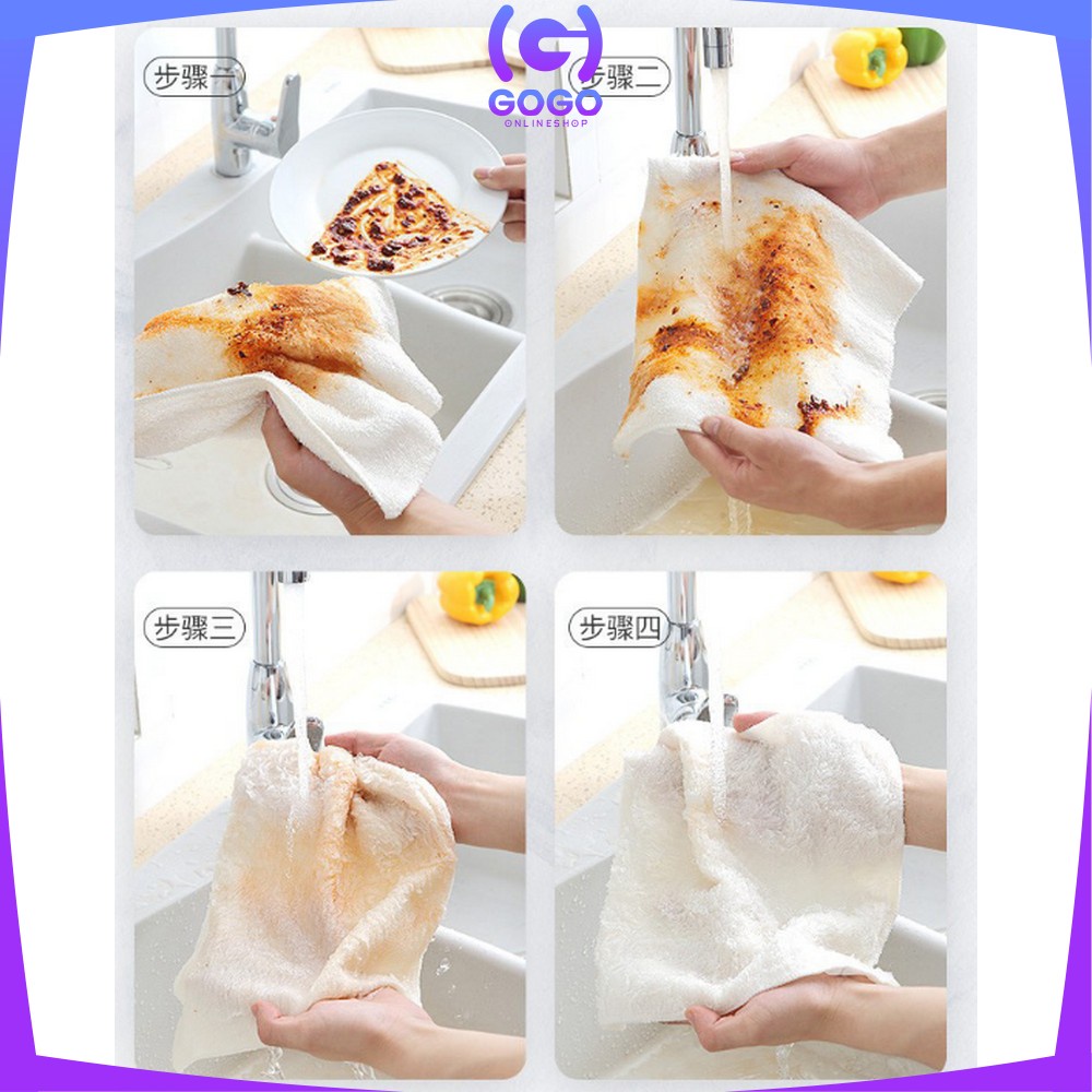 GOGO-C100 Kain Lap Microfiber Kain Handuk Towel / Kain Serbaguna / Serbet Dapur / Kain Lap Piring / Kain Lap Dapur