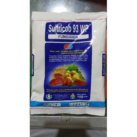 fungisida SULTRICOB 93 WP TEMBAGA OKSI SULFAT 100gr