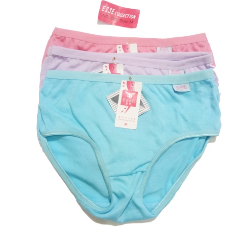 Murah 3 Pcs CD Esse/Celana Dalam Wanita Celana Dalam Lembut/Celana Dalam Wanita/Pakaian Dalam-Vegasus Store(COD)
