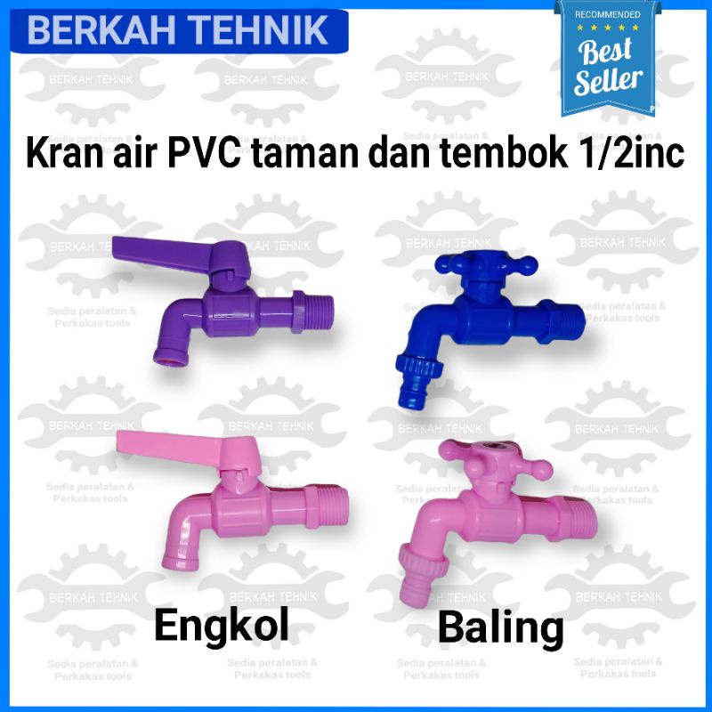 Jual Keran Kran Air Pvc Inc Lotus Kran Tembok Engkol Kran Taman