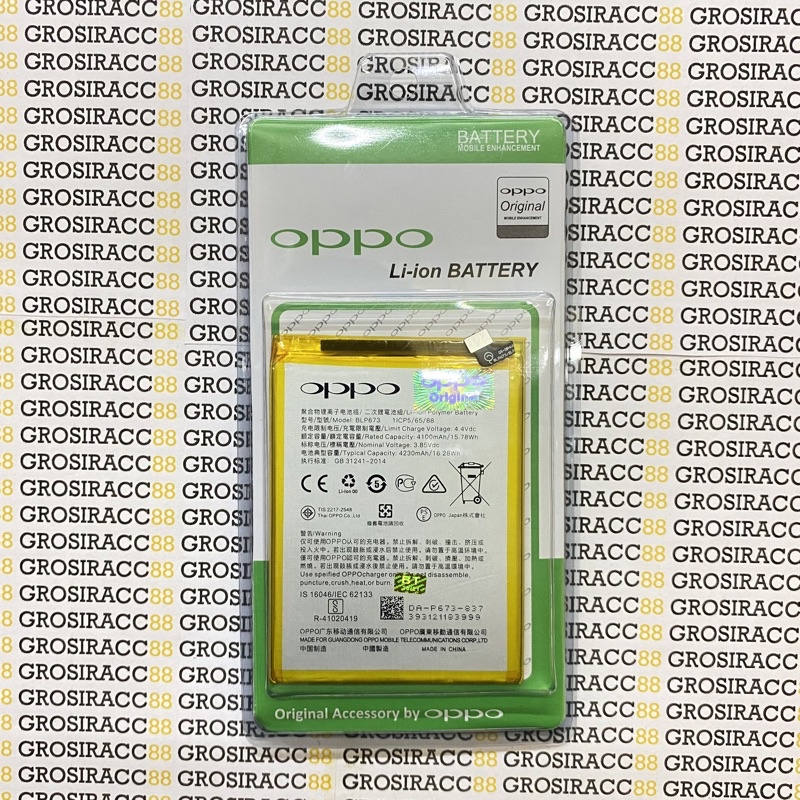 Battery Batre Baterai A3S A5S A7 - A12 A12S A11K A31 - Realme 2 C1 BLP673 Original