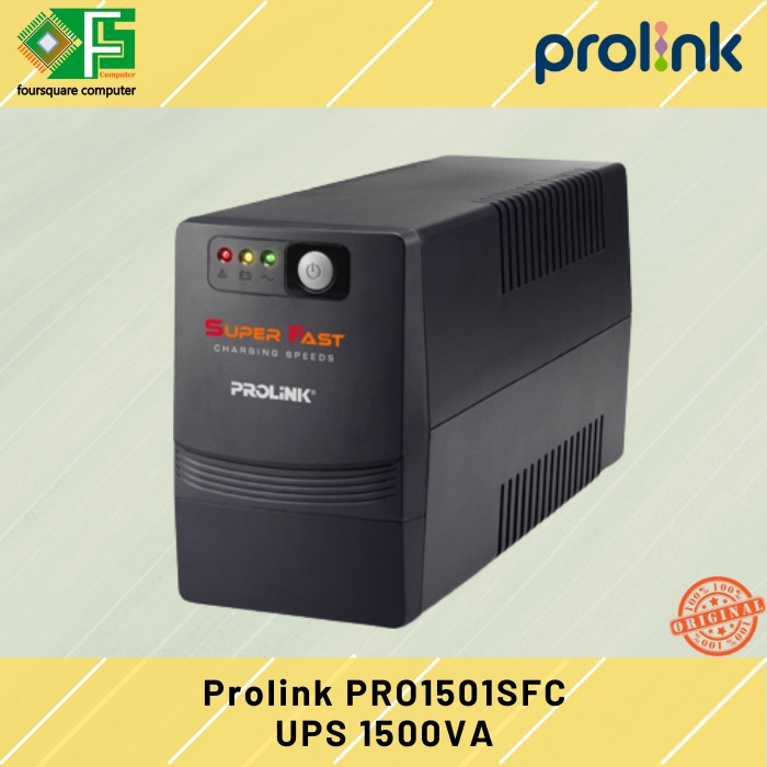 UPS Prolink 1500VA PRO1501SFC fast Charging Line Interactive | UPS 1500 VA