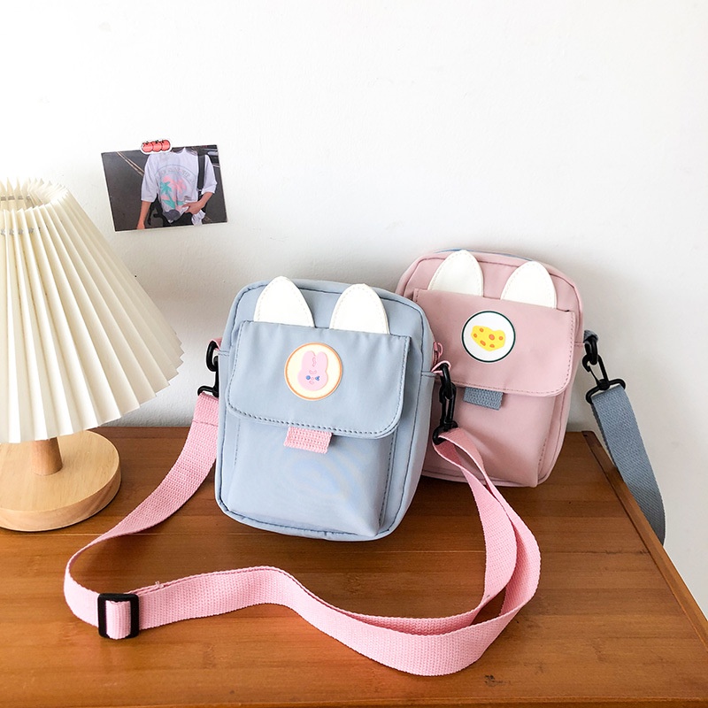 [BISA COD] S8989 Tas Canvas Tas Selempang Wanita Korea Sling Bag Perempuan Tahan Air Stylish