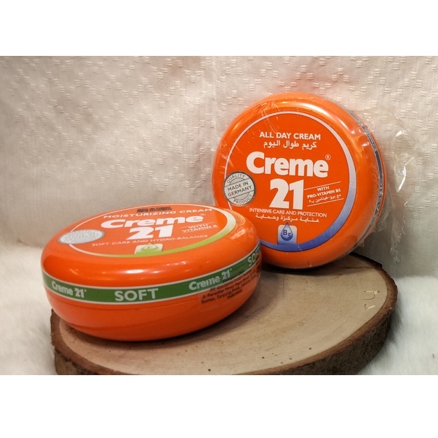 Krim Pelembab Arab Creme 21 Pro Vitamin B5 E All Day Cream &amp; Moisturizing Soft Intensive