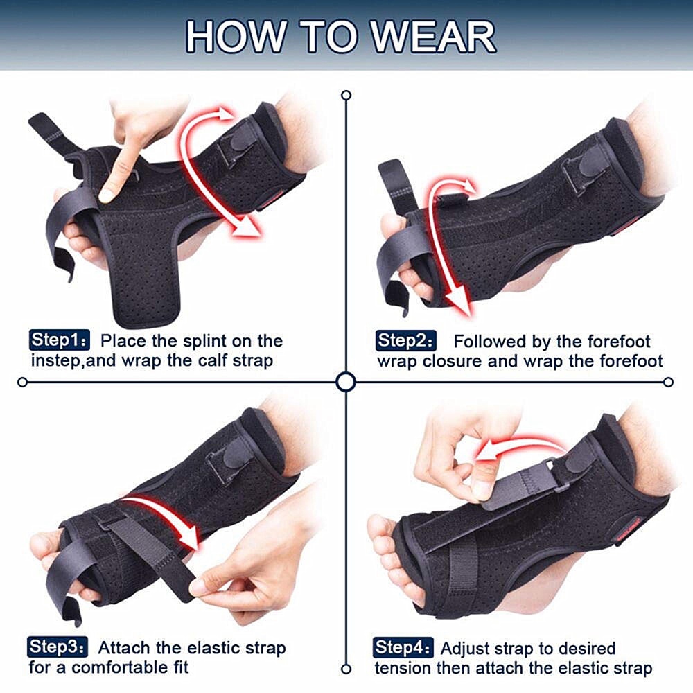 Alat Plantar Fascitis Drop Foot/Drop Ankle Support Brace/Plantar Fasciitis Foot Orthosis/Drop Ankle Foot Orthosis