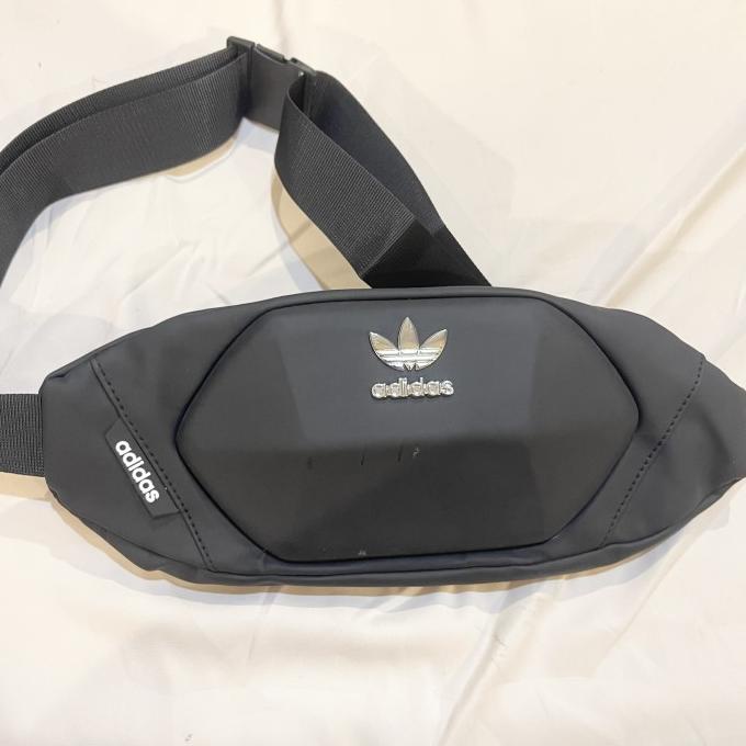 Waistbag Pria Adidas Diamond Leather Premium Import Original