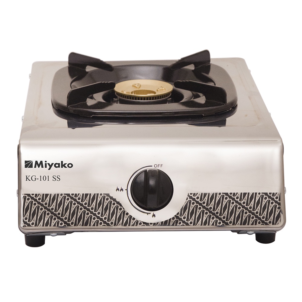 Miyako Kompor Gas 1 Tungku KG-101SS Stainless Steel