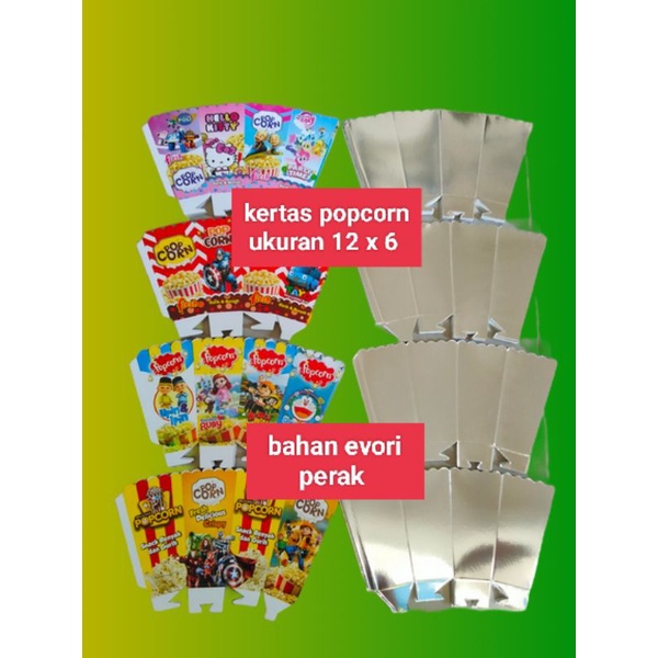 

kertas popcorn / kotak popcorn / bungkus popcorn / karton popcorn