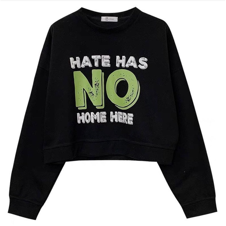 NO CROP SWEATER WANITA KOREAN | BASIC SWEATER