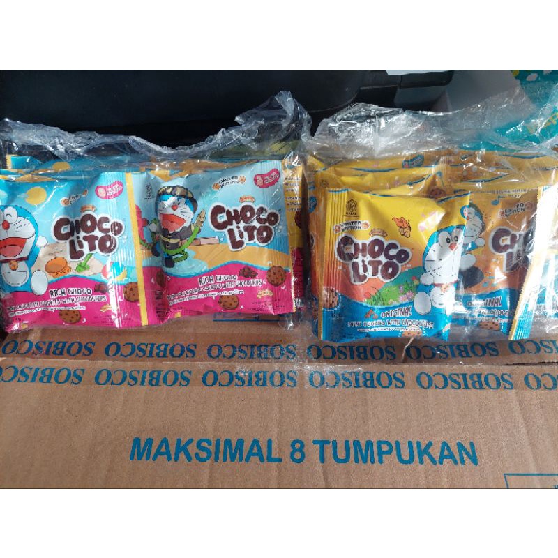 CHOCOLITO Mini Cookies Chocochips 1 Pack isi 10