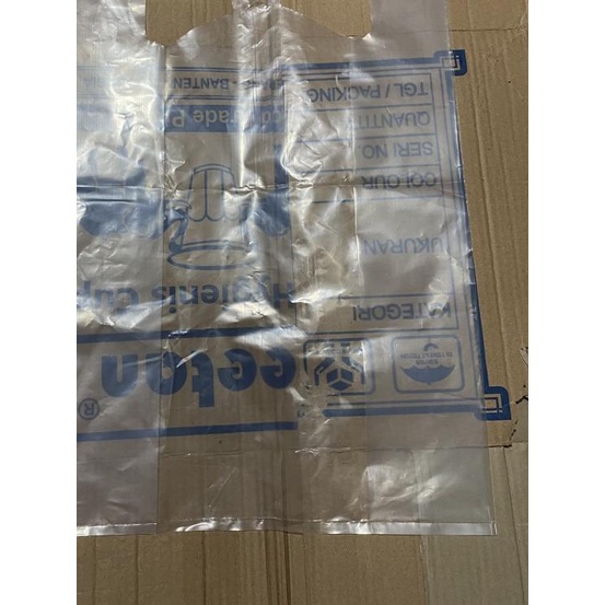 

Kantong Plastik PE bening tebal 0.06 micron - 35/55